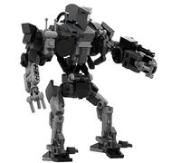 LCTM Mecha Homme Blocs Jouet De Robot Avecl Armure War Machine Canons Tir Personnage Cadeau pour CinéPhiles GarçOns Et Filles Collectible Building Kit with L'Infini Super HéRos A