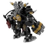 LCTM Mecha Homme Blocs Jouet De Robot Avecl Armure War Machine Canons Tir Personnage Cadeau pour CinéPhiles GarçOns Et Filles Collectible Building Kit with L'Infini Super HéRos A