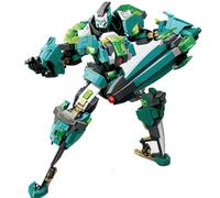 LCTM Mecha Homme Blocs Jouet De Robot Avecl Armure War Machine Canons Tir Personnage Cadeau pour CinéPhiles GarçOns Et Filles Collectible Building Kit with L'Infini Super HéRos B