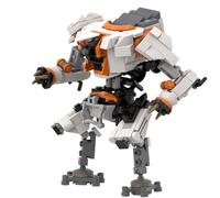 LCTM Mecha Homme Blocs Jouet De Robot Avecl Armure War Machine Canons Tir Personnage Cadeau pour CinéPhiles GarçOns Et Filles Collectible Building Kit with L'Infini Super HéRos A