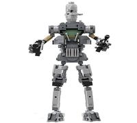 LCTM Mecha Homme Blocs Jouet De Robot Avecl Armure War Machine Canons Tir Personnage Cadeau pour CinéPhiles GarçOns Et Filles Collectible Building Kit with L'Infini Super HéRos A