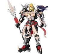 LCTM Mecha Homme Blocs Jouet De Robot Avecl Armure War Machine Canons Tir Personnage Cadeau pour CinéPhiles GarçOns Et Filles Collectible Building Kit with L'Infini Super HéRos A