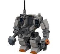 LCTM Mecha Homme Blocs Jouet De Robot Avecl Armure War Machine Canons Tir Personnage Cadeau pour CinéPhiles GarçOns Et Filles Collectible Building Kit with L'Infini Super HéRos A