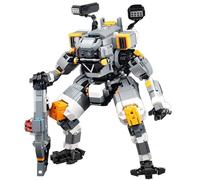 LCTM Mecha Homme Blocs Jouet De Robot Avecl Armure War Machine Canons Tir Personnage Cadeau pour CinéPhiles GarçOns Et Filles Collectible Building Kit with L'Infini Super HéRos A