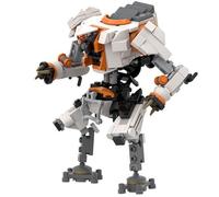LCTM Mecha Homme Blocs Jouet De Robot Avecl Armure War Machine Canons Tir Personnage Cadeau pour CinéPhiles GarçOns Et Filles Collectible Building Kit with L'Infini Super HéRos A