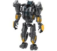 LCTM Mecha Homme Blocs Jouet De Robot Avecl Armure War Machine Canons Tir Personnage Cadeau pour CinéPhiles GarçOns Et Filles Collectible Building Kit with L'Infini Super HéRos A