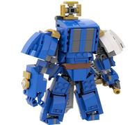LCTM Mecha Homme Blocs Jouet De Robot Avecl Armure War Machine Canons Tir Personnage Cadeau pour CinéPhiles GarçOns Et Filles Collectible Building Kit with L'Infini Super HéRos A