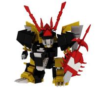 LCTM Mecha Homme Blocs Jouet De Robot Avecl Armure War Machine Canons Tir Personnage Cadeau pour CinéPhiles GarçOns Et Filles Collectible Building Kit with L'Infini Super HéRos A