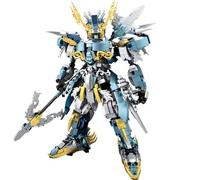 LCTM Mecha Homme Blocs Jouet De Robot Avecl Armure War Machine Canons Tir Personnage Cadeau pour CinéPhiles GarçOns Et Filles Collectible Building Kit with L'Infini Super HéRos B