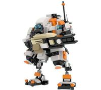 LCTM Mecha Homme Blocs Jouet De Robot Avecl Armure War Machine Canons Tir Personnage Cadeau pour CinéPhiles GarçOns Et Filles Collectible Building Kit with L'Infini Super HéRos A