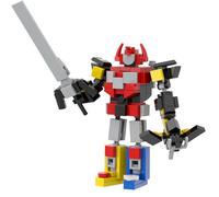 LCTM Mecha Homme Blocs Jouet De Robot Avecl Armure War Machine Canons Tir Personnage Cadeau pour CinéPhiles GarçOns Et Filles Collectible Building Kit with L'Infini Super HéRos B
