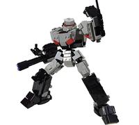 LCTM Mecha Homme Blocs Jouet De Robot Avecl Armure War Machine Canons Tir Personnage Cadeau pour CinéPhiles GarçOns Et Filles Collectible Building Kit with L'Infini Super HéRos A