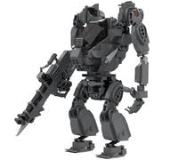 LCTM Robot Mecha Briques Techniques CréAtives Cadeau pour Adultes Enfants GarçOns ModéLisation MéCha Combat Cool Adultes Jouet Guerrier à Collectionner avec Plusieurs PosturesgarçOns Partir A