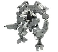 LCTM Robot Mecha Briques Techniques CréAtives Cadeau pour Adultes Enfants GarçOns ModéLisation MéCha Combat Cool Adultes Jouet Guerrier à Collectionner avec Plusieurs PosturesgarçOns Partir A