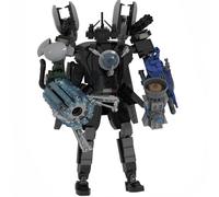 LCTM Skibidi Toilet Construction Toilette Titan Building BlockToys Jouets Enfants Fans Adultes Modèle Jeux Speakerman Caméraman Haut-Parleur Clockman TV Man Garçons Filles Idées Cadeaux C