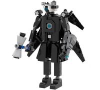 LCTM Skibidi Toilet Construction Toilette Titan Building BlockToys Jouets Enfants Fans Adultes Modèle Jeux Speakerman Caméraman Haut-Parleur Clockman TV Man Garçons Filles Idées Cadeaux A