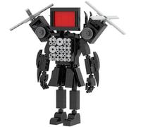 LCTM Skibidi Toilet Titan Bouwstenen Speelgoed Cameraman Speaker Klok TV Man Monitor Actiefiguur Model Horror Game Multiverse Opgewaardeerde Volwassenen Verjaardag Kids Fans Verzamelbare A