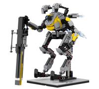 LCTM Titan Tribe Warrior Robot Transformation Block Set Adult City Warrior Justice Hero Soldier Mech Model Set Cool Creative Robot Jouet Cadeau pour Jeunesse et Enfants Garçons Jouets A