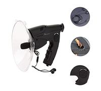 LCTS Bionique Microphone Parabolique Oreille Monoculars d'oiseaux, avec Système Optique 8X Prisme Extérieur Collection Sonore À Distance, 300 Pieds Appareil D'écoute (Y Compris Un Casque)