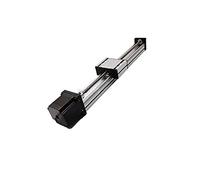 Lcuihong-Guide de Rail linéaire Rail de glissière de Guidage linéaire, Course Efficace de 50-500 mm, vis de Plomb T8 Pitch2 4 8mm CNC Imprimante 3D Axe Z + NEMA23 Moteur 3 Moteur Solide et Durable