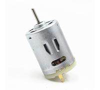 Lcuihong-Mini moteur à courant continu Petit RS385 Moteur électrique, DC 12V-24V 8000RPM, Mini Sèche-cheveux Moteur, Brosse de charbon magnétique fort Axe longue, DIY Hobby Toy modèle Pièces de rechan