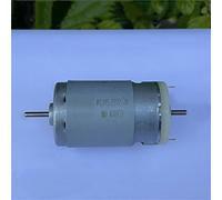 Lcuihong-Mini moteur à courant continu RS-395 Double arbre DC Moteur, DC 6V 12V 18V 24V 11000RPM, Moteur électrique haute vitesse à haute vitesse avec brosse à charbon Pièces de rechange de bricolage