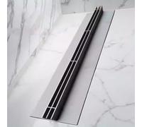 LCUVIMPEX Caillebotis galvanisé à Usage intensif, Couvercle de vidange linéaire, Grille d'eau Pluie en Acier Inoxydable, Plusieurs Tailles W10-30xH5xL100cm(W 30 x H 5 x L 100 CM)