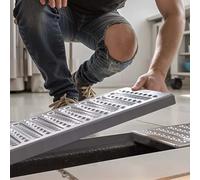 LCUVIMPEX Caillebotis galvanisé à Usage intensif, Tailles Multiples de Grille Drainage Canal tranchée d'acier Inoxydable 304(29.5x58cm(11.6x22.8))