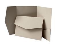 LCUVIMPEX Cartes d’invitation de mariage, Invitations de mariage vierges à faire soi-même, pliées en deux avec enveloppes, multicolores, paquet 20 ou 25 pièces(Beige,25pcs)