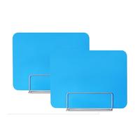 LCUVIMPEX Cloisons de séparation pour Bureau, Cloison de Bureau et Panneau séparation confidentialité, lot 2 Multicolores 40x(30-60) cm(Blu,40X50cm)