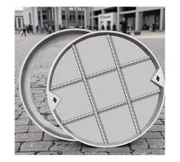 LCUVIMPEX Couvercle de Regard encastré en résine Couvercle de Regard encastré Invisible en Acier Inoxydable for patios, Jardins, écoles, Cours, Plusieurs Tailles(40 * 40cm/15.7 * 15.7in)