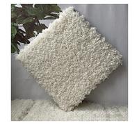 LCUVIMPEX Dalles de Moquette imbriquées en Peluche PE Foam Floor Mat Tiles Pack of 50 Interlocking Play Mat 12x12 inch Multicolor(Beige)