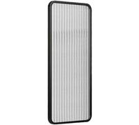 LCUVIMPEX Écran de séparation de Panneau en Verre, Cloison de Protection translucide for urinoir for Salle de Bain/Public(Black)