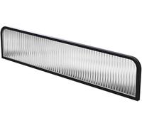 LCUVIMPEX Écran de séparation de Panneau en Verre, Cloison de séparation en Verre rayé for Salle à Manger, Bureau(Black,30x110cm)