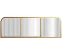 LCUVIMPEX Écran de séparation de Panneau en Verre, Écran de comptoir avec Cadre en Acier Inoxydable et Verre trempé dépoli élégant(100x30cm)