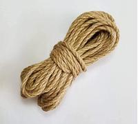 LCUVIMPEX Ficelle en Jute Naturelle, Corde de Chanvre Naturel 1 à 6 mm diamètre, Plusieurs Longueurs, for décoration en macramé, Bricolage, Artisanat Fait Main(4mm)