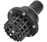 LCUVIMPEX Filtre de Tuyau en Acier ino Clapet Anti-Retour for Filtre de Pompe à Eau, en PVC Noir, de 1,5 à 4 Pouces, 1 pièce(1.5 inch)