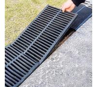 LCUVIMPEX Grille de Canal de Drainage, Grille de Drainage en polymère for Cours et Jardins Plusieurs Tailles(50X50X4cm/19.7X19.7X1.6in)