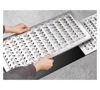 LCUVIMPEX Grille de Drainage de trop-Plein, Tailles Multiples de grilles Drain d'acier Inoxydable 304 for Le Jardin Patio Garage d'allée(L22.8 X W11.8 X H1)