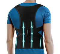 LCUVIMPEX L’appareil d’ajustement de la clavicule de soutien Support dorsal réglable for le cou, la clavicule, la colonne vertébrale, les épaules, la taille, améliore la posture(L for waist 92 101cm)