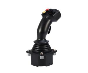 LCUVIMPEX Manette de poussée industrielle, Joystick à bascule multi-axes effet Hall 60A-2M2 for le contrôle industriel et les machines agricoles(12 24v Output Rs232)