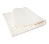 LCUVIMPEX Matelas en Latex Naturel, Naturel avec Mousse à mémoire de Forme Cool Gel, Respirant et for l'isolation des mouvements Le soulagement la Pression(90x140cm(35x55inch))