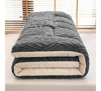 LCUVIMPEX Matelas Pliable et Portable, Matelas futon for canapé-lit au Sol, Pliable, Enroulable, épaisseur 10cm, Multicolore, Plusieurs Tailles(3,100x200x10cm)