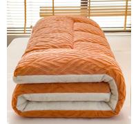 LCUVIMPEX Matelas Pliable et Portable, Matelas futon for canapé-lit au Sol, Pliable, Enroulable, épaisseur 10cm, Multicolore, Plusieurs Tailles(2,150x200x10cm)