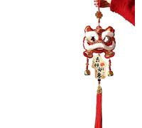 LCUVIMPEX Pendentif nœud Chinois, Pendentif d'éveil du Lion, décoration Festival Printemps de l'année Cheval 2026, Paquet 2(Awakeningthelionruyi)