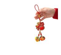 LCUVIMPEX Pendentif nœud Chinois, Pendentifs de Personnage Fu Multicolores for la fête du Printemps, Nouvel an 2026, décor d'entrée Salon(Color1)