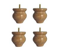 LCUVIMPEX Pieds de canapé en Bois Pieds de Meubles en Bois chêne for canapé, Table, lit, Armoire 3,1 à 7 Pouces(3.1inch/8cm)