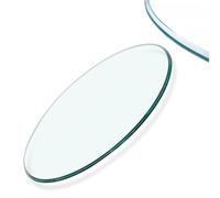 LCUVIMPEX Plateau de Table Transparent, Remplacement du Dessus de Table Rond en Verre trempé 11 Pouces à 39(780mm(31in))