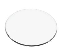 LCUVIMPEX Plateau de Table Transparent, Tailles Multiples Transparentes de Plat Service Dessus Tableau Verre trempé Rond 8 millimètres(80CM(31.5IN))