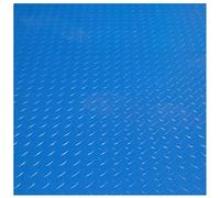 LCUVIMPEX Rouleau de Tapis en Caoutchouc, Rouleau de Tapis Sol en Caoutchouc, Texture Diamant, Multicolore, Plusieurs Tailles, for Garage, gymnases, Bateaux(Blue,1300x90cm/512.2x35.5)